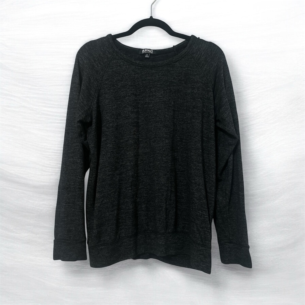Buffalo David Bitton Heather Navy Raglan
Long Sleeve Top
